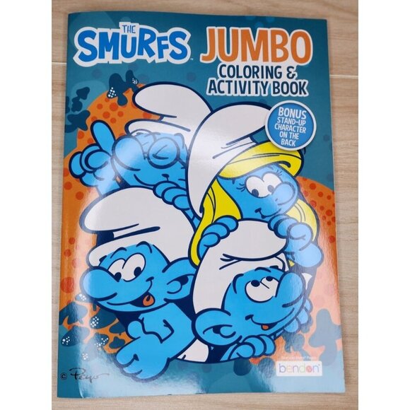 The Smurfs Jumbo Coloring & Activity Book with Tear and Share Pages - Picture 1 of 2